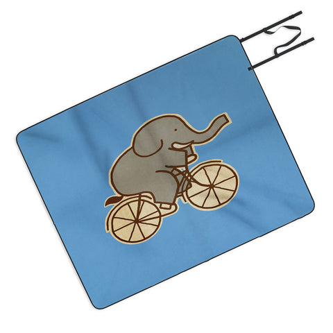 Terry Fan Elephant Cycle Picnic Blanket