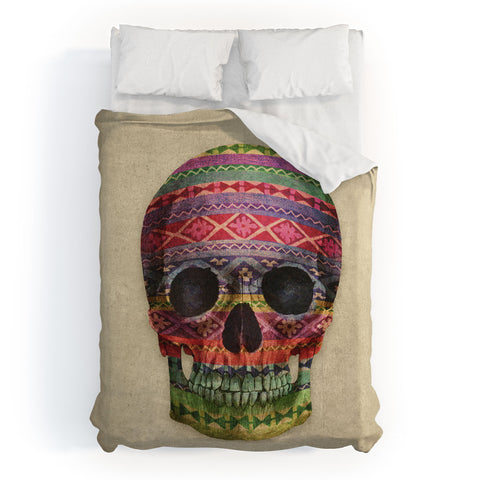 Terry Fan Navajo Skull Duvet Cover