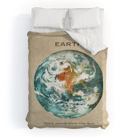 Terry Fan Planet Earth Duvet Cover
