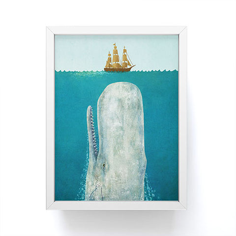 Terry Fan The Whale Framed Mini Art Print