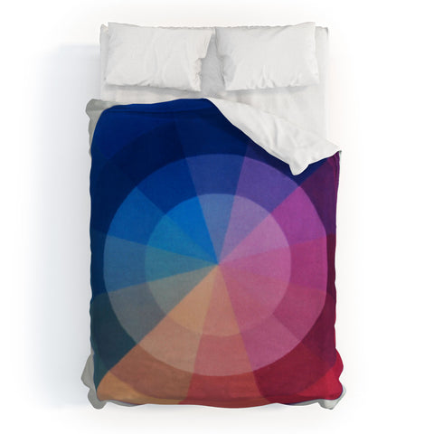The Light Fantastic Color Wheel Duvet Cover