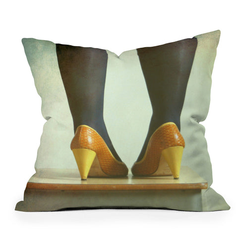 The Light Fantastic My Pretty Power Outdoor Throw Pillow
