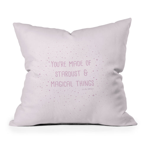 The Optimist Stardust and Magic Outdoor Throw Pillow