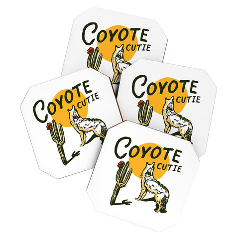 The Whiskey Ginger Coyote Cutie Coaster Set