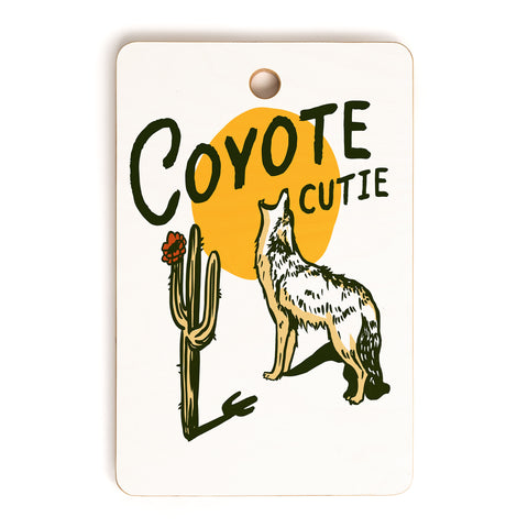 The Whiskey Ginger Coyote Cutie Cutting Board Rectangle