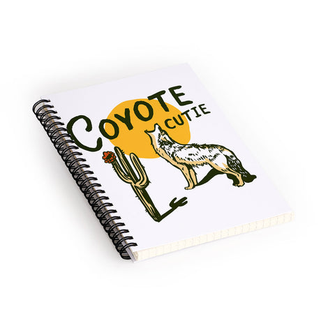 The Whiskey Ginger Coyote Cutie Spiral Notebook