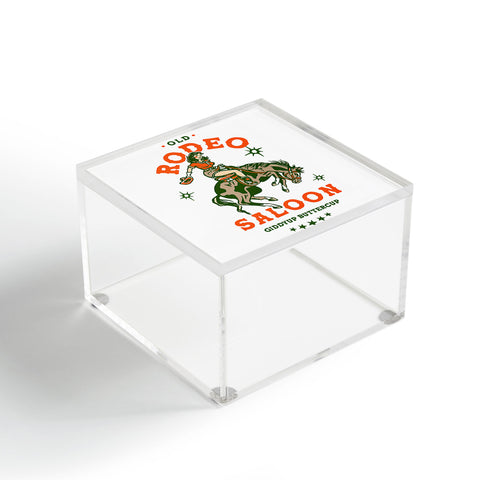 The Whiskey Ginger Old Rodeo Saloon Giddy Up Buttercup Acrylic Box