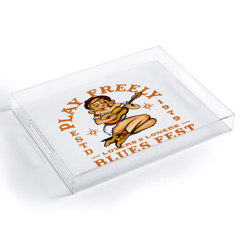 The Whiskey Ginger Play Freely Lovers and Loners Acrylic Tray