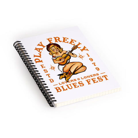 The Whiskey Ginger Play Freely Lovers and Loners Spiral Notebook