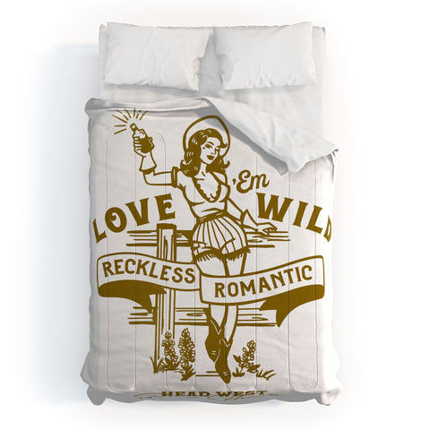The Whiskey Ginger Reckless Romantic Cowgirl Comforter