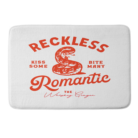 The Whiskey Ginger Reckless Romantic Kiss Some Bite Many Memory Foam Bath Mat