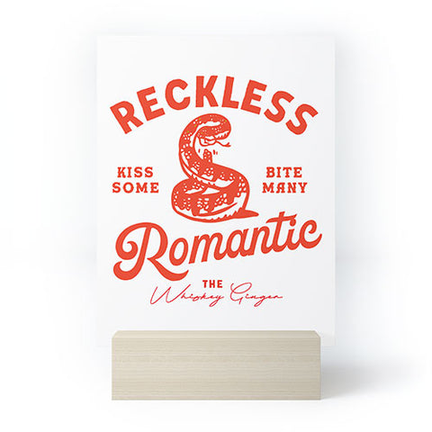 The Whiskey Ginger Reckless Romantic Kiss Some Bite Many Mini Art Print