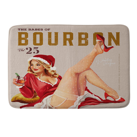 The Whiskey Ginger The Babes Of Bourbon Memory Foam Bath Mat