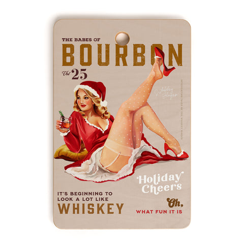 The Whiskey Ginger The Babes Of Bourbon Cutting Board Rectangle