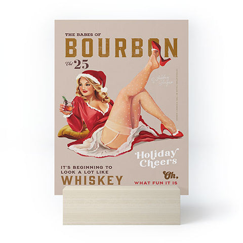 The Whiskey Ginger The Babes Of Bourbon Mini Art Print