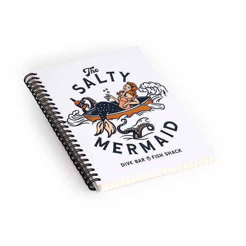 The Whiskey Ginger The Salty Mermaid Dive Bar Spiral Notebook