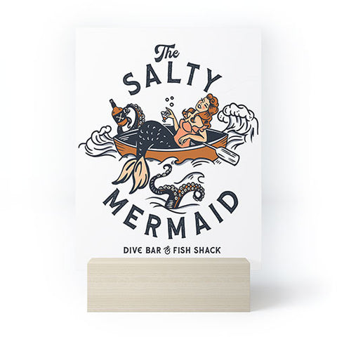 The Whiskey Ginger The Salty Mermaid Dive Bar Mini Art Print