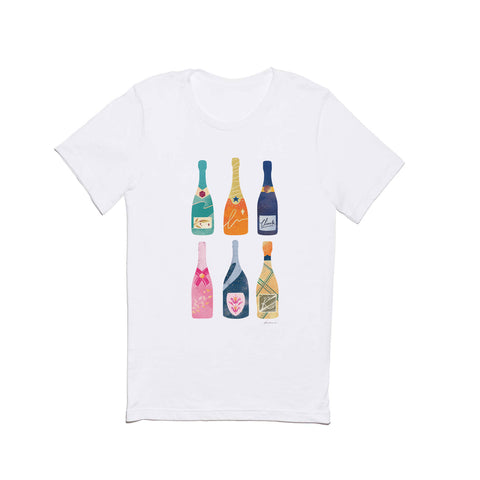 Thearticsoul Champagne Bottles Pink Classic T-shirt