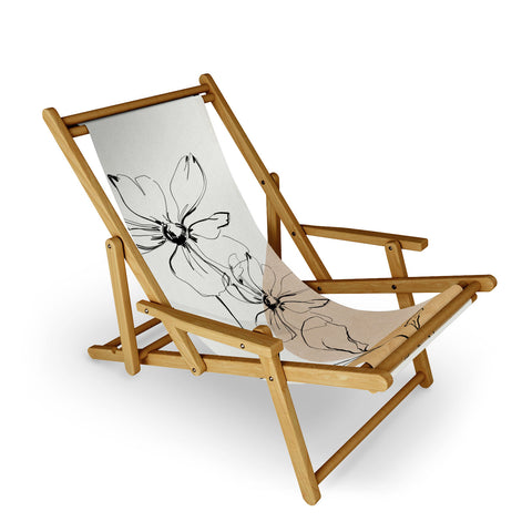 ThingDesign Abstract Art Minimal Flowers Sling Chair