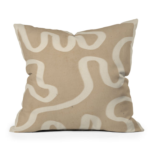 ThingDesign abstract minimal 65 Throw Pillow