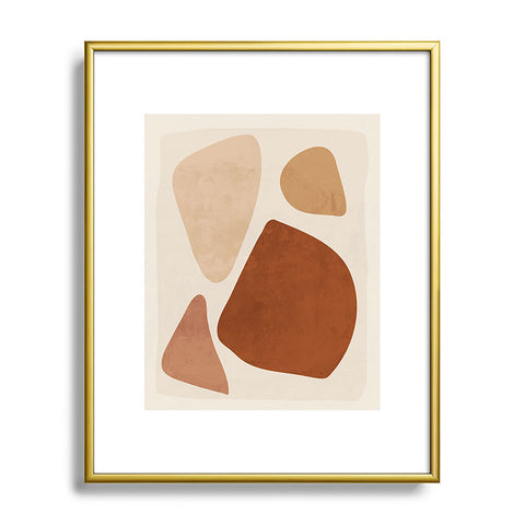 ThingDesign Abstract Shapes 47 Metal Framed Art Print