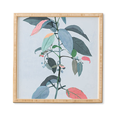 ThingDesign minimal plant 38 Framed Wall Art