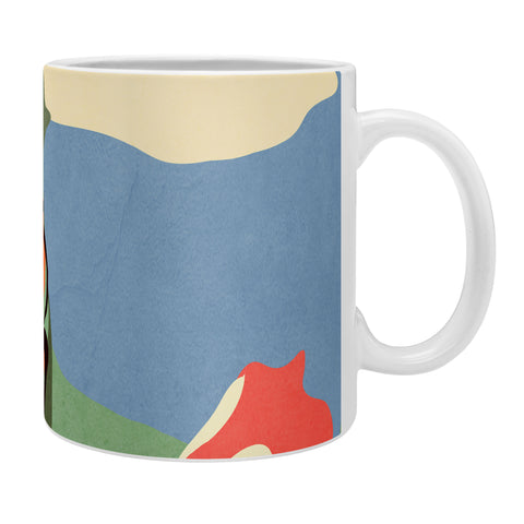ThingDesign Modern Abstract Art Flowers 14 Coffee Mug