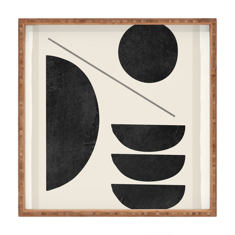 ThingDesign Modern Abstract Minimal Shapes 187 Square Tray