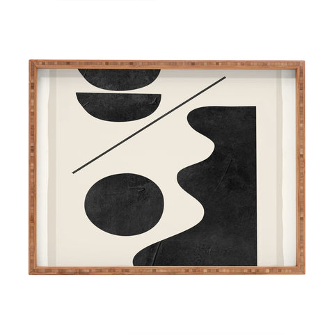ThingDesign Modern Abstract Minimal Shapes 188 Rectangular Tray