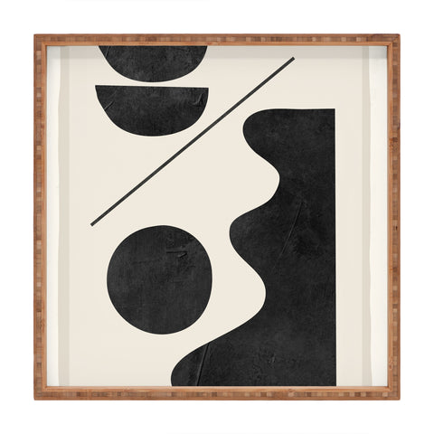 ThingDesign Modern Abstract Minimal Shapes 188 Square Tray