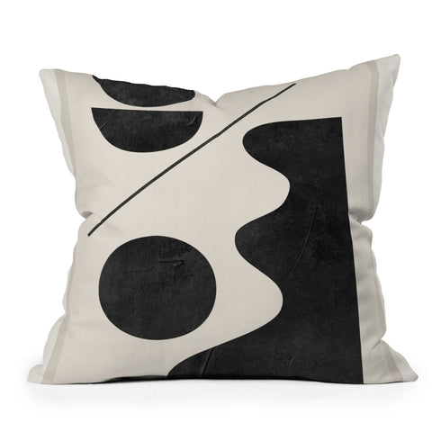 ThingDesign Modern Abstract Minimal Shapes 188 Throw Pillow