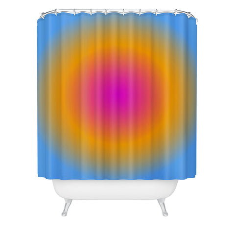 Tiger Spirit Gradient Angel Numbers Intuition Shower Curtain