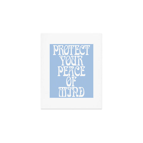 Tiger Spirit Protect Your Peace Poster Art Print