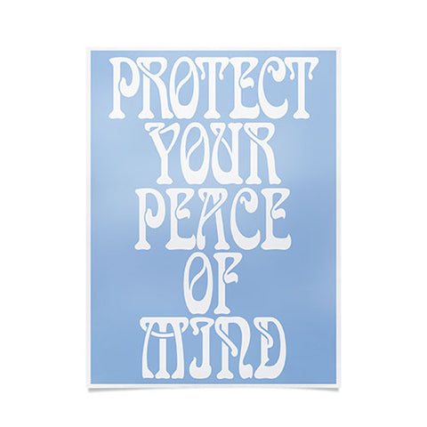 Tiger Spirit Protect Your Peace Poster Poster