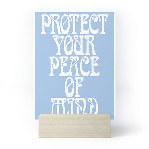 Tiger Spirit Protect Your Peace Poster Mini Art Print