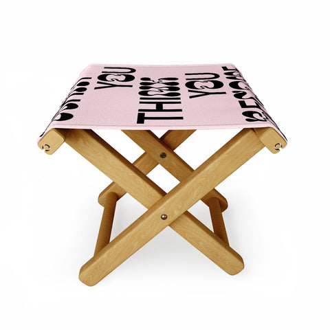 Tiger Spirit What You Think You Become Folding Stool