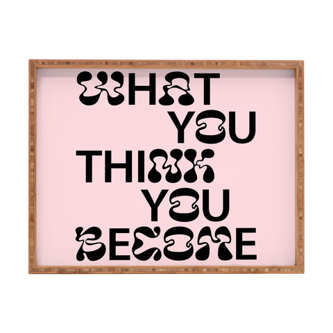 Tiger Spirit What You Think You Become Rectangular Tray