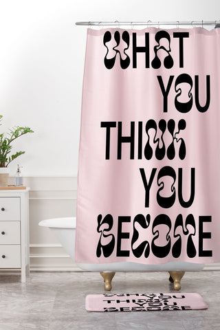 Tiger Spirit What You Think You Become Shower Curtain And Mat