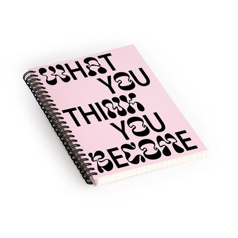 Tiger Spirit What You Think You Become Spiral Notebook