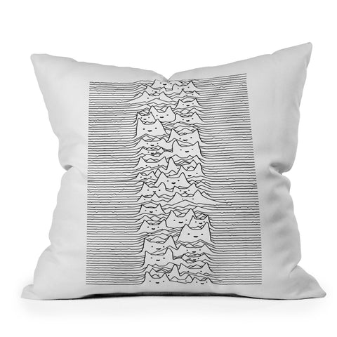 Tobe Fonseca Furr Division White Outdoor Throw Pillow