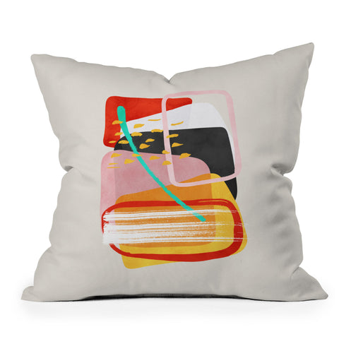 Tracie Andrews Mojo Outdoor Throw Pillow