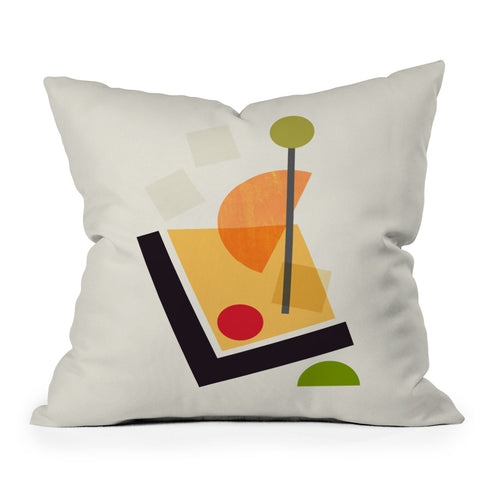 Trevor May Cocktail III Old Fashioned Outdoor Throw Pillow