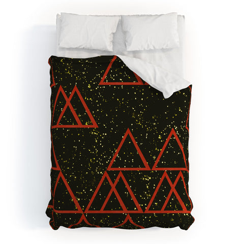 Triangle Footprint Cosmos4 Duvet Cover