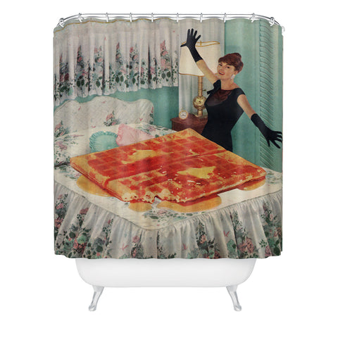 Tyler Varsell Waffle Shower Curtain