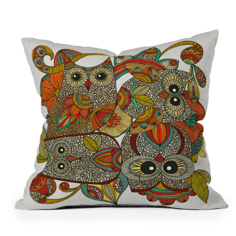 Valentina Ramos 4 Owls Outdoor Throw Pillow