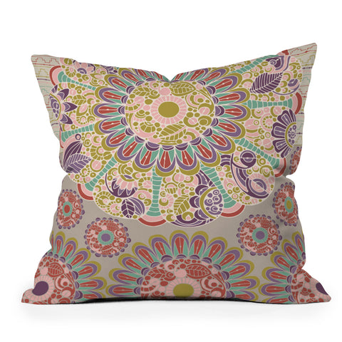 Valentina Ramos Amaranth pattern Outdoor Throw Pillow