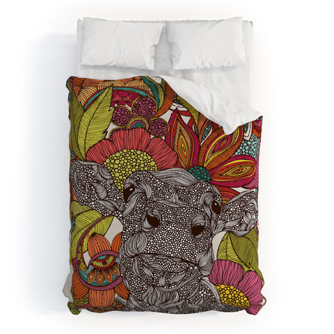 Valentina Ramos Arabella And The Flowers Duvet Cover