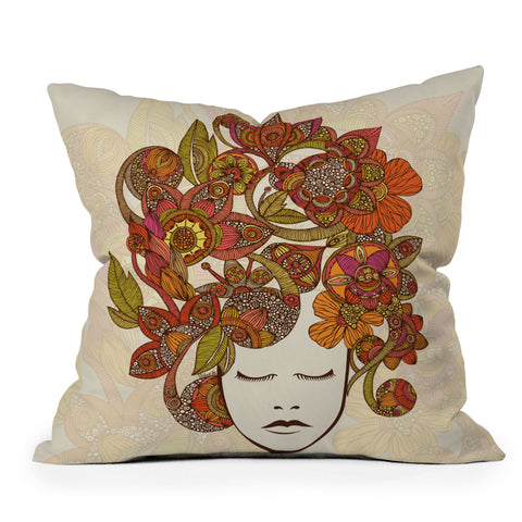 Valentina Ramos Its All In Your Head Outdoor Throw Pillow