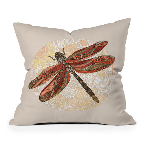 Valentina Ramos My dragonfly Outdoor Throw Pillow