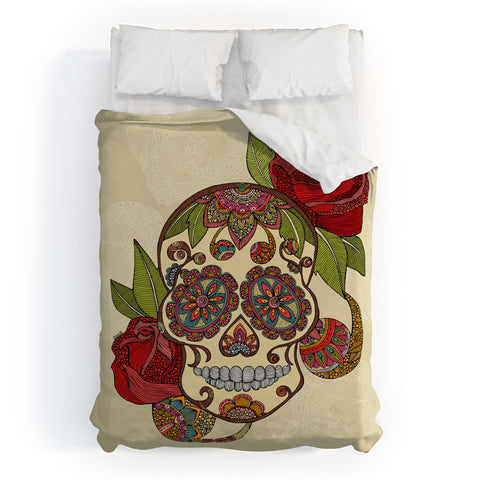 Valentina Ramos Sugar Skull Duvet Cover